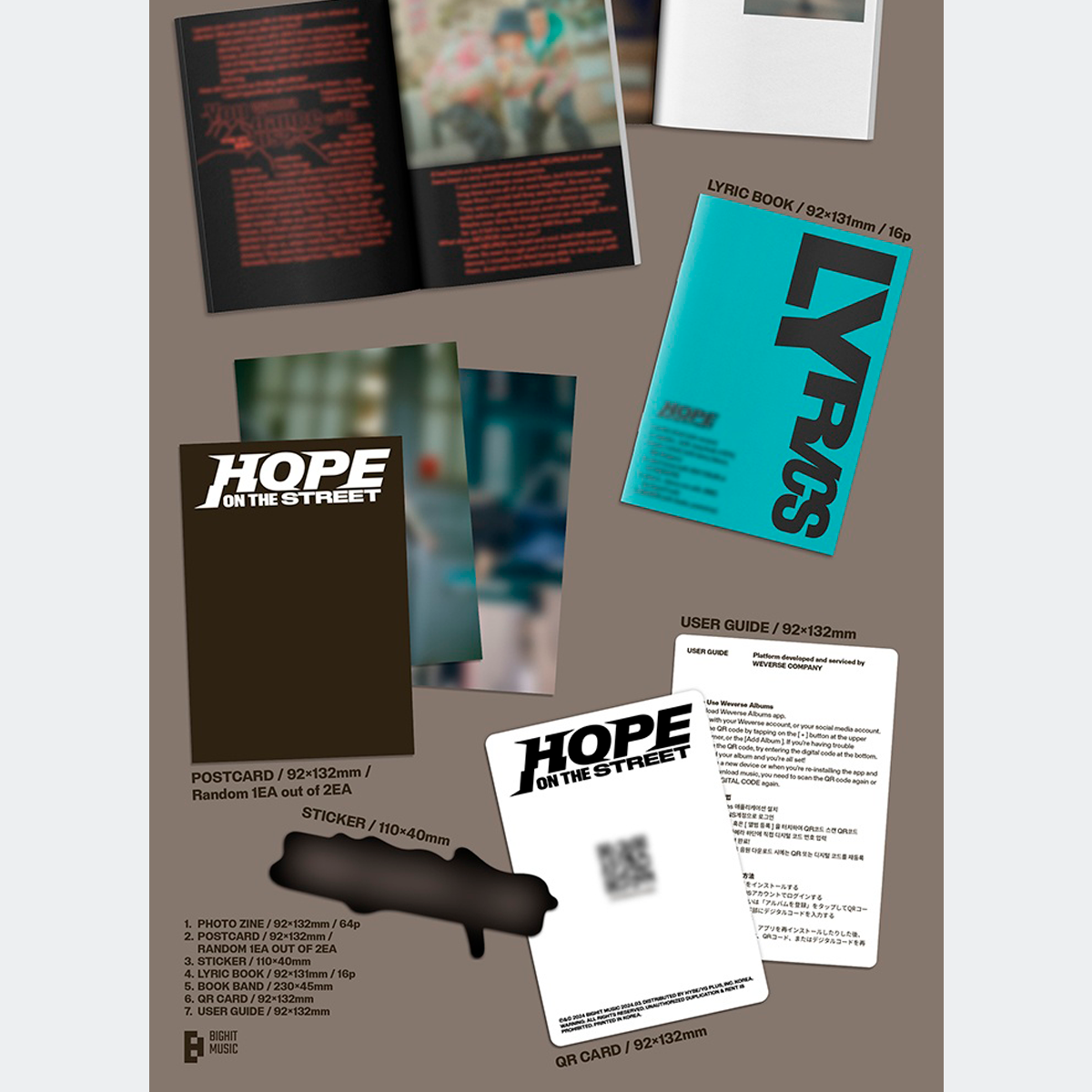 J-Hope - BTS [HOPE ON THE STREET VOL.1] (Weverse Ver.)