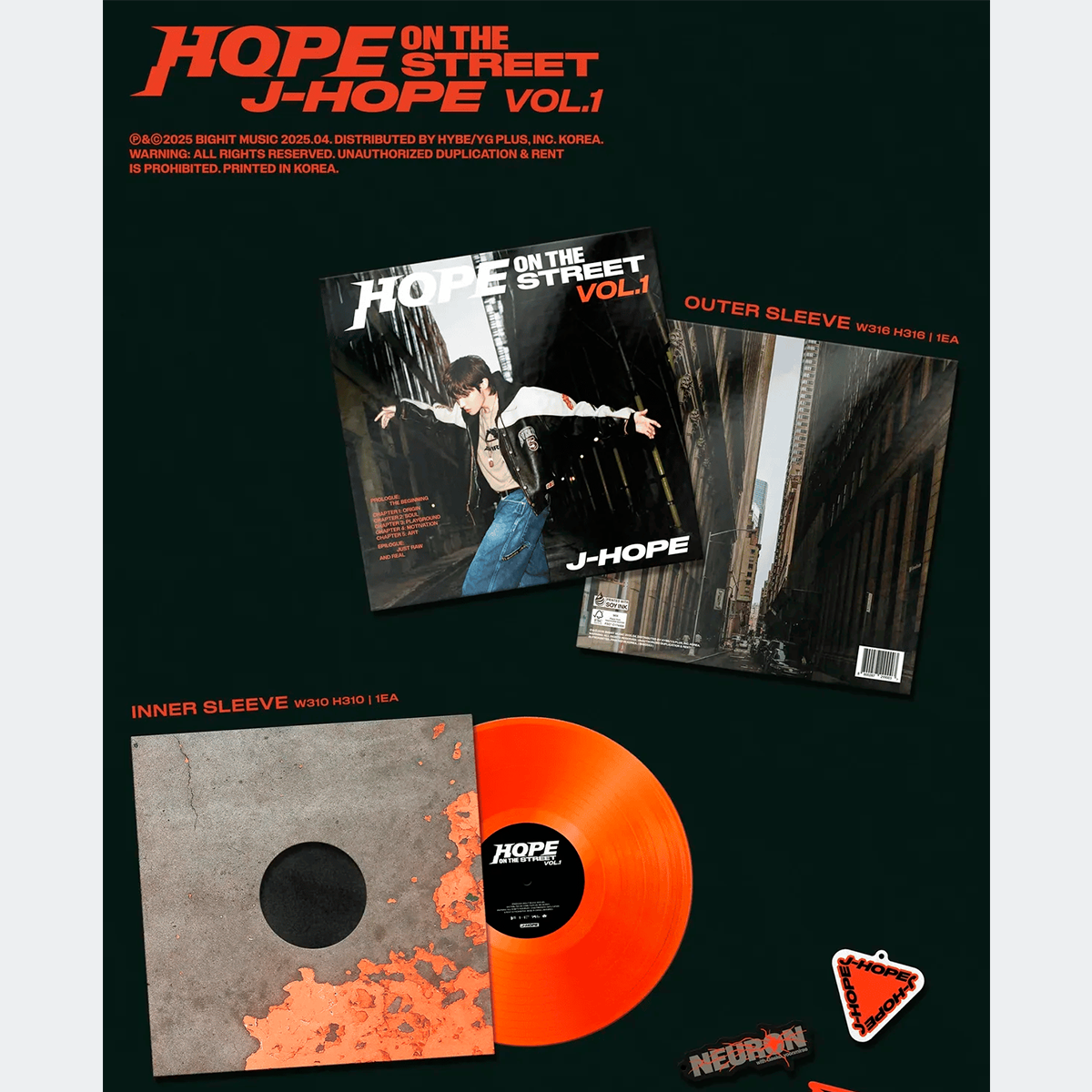 J-Hope - BTS [HOPE ON THE STREET VOL.1] (LP) 2