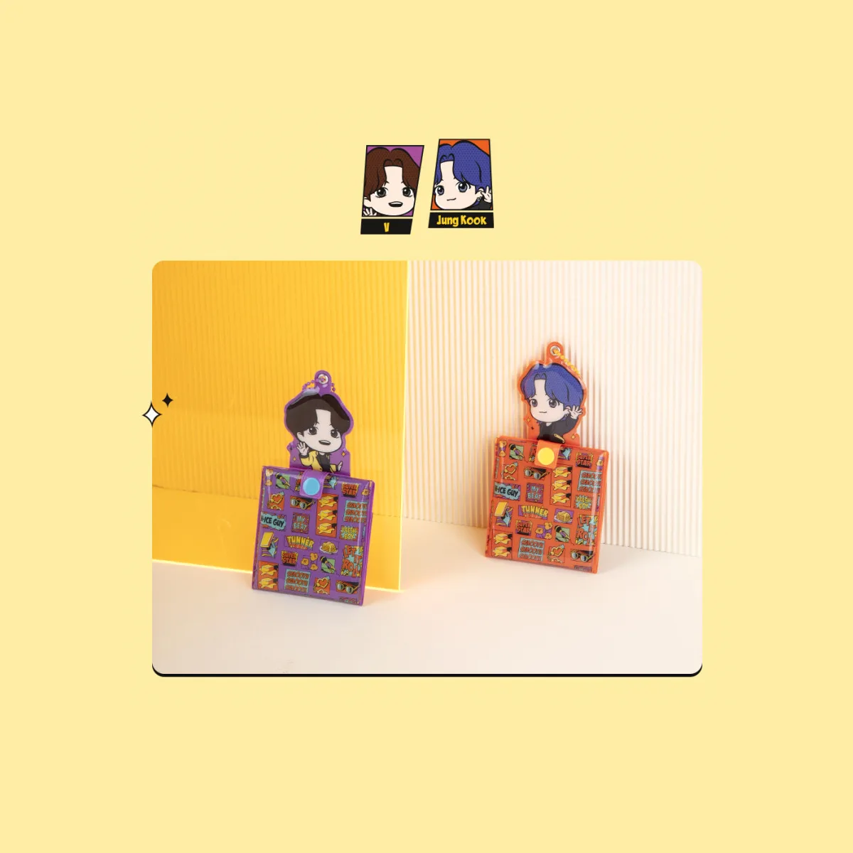 BTS TinyTAN Butter Mini Mirror Jung Kook – Official Collection