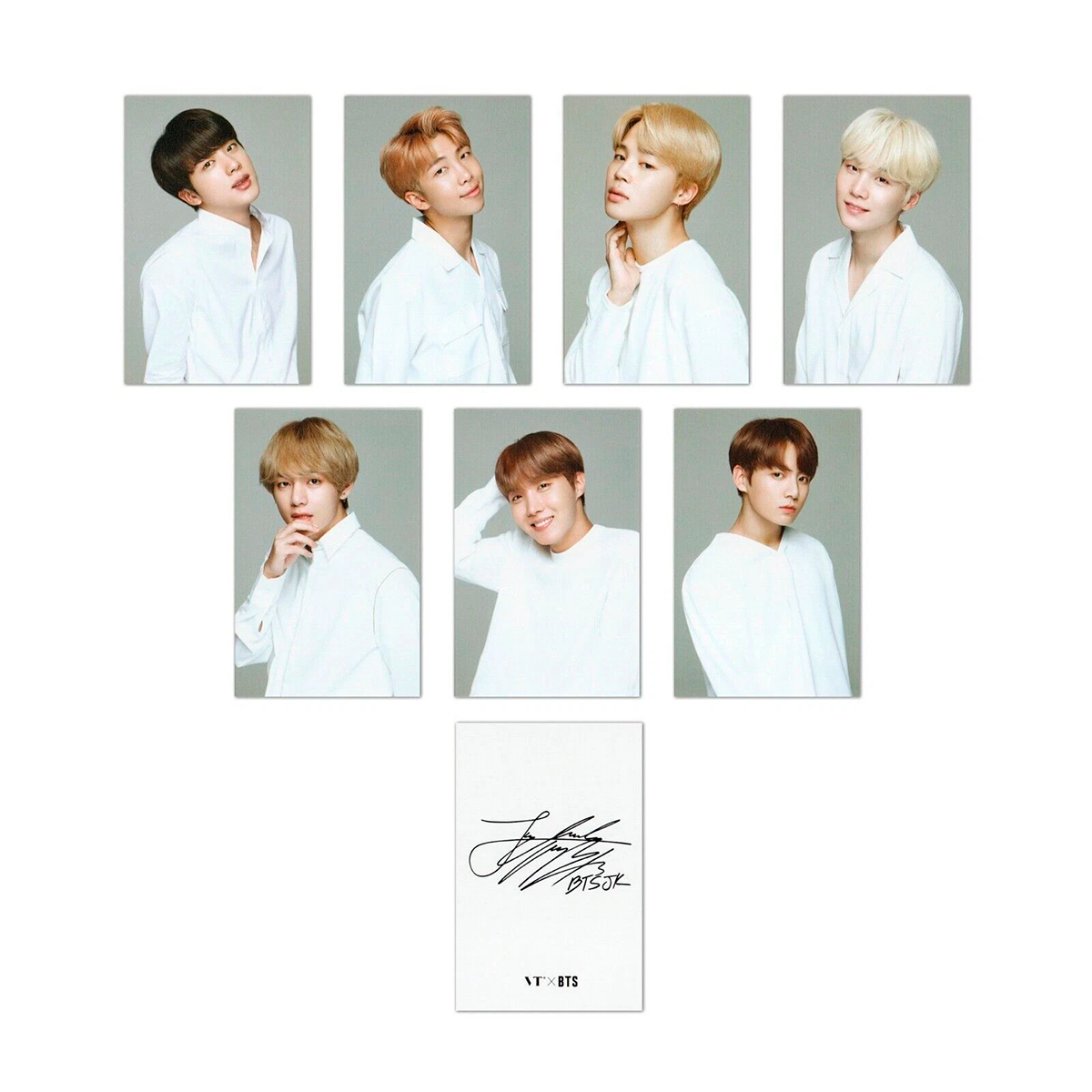 Official BTS Photocards – Special Collection (White Version)