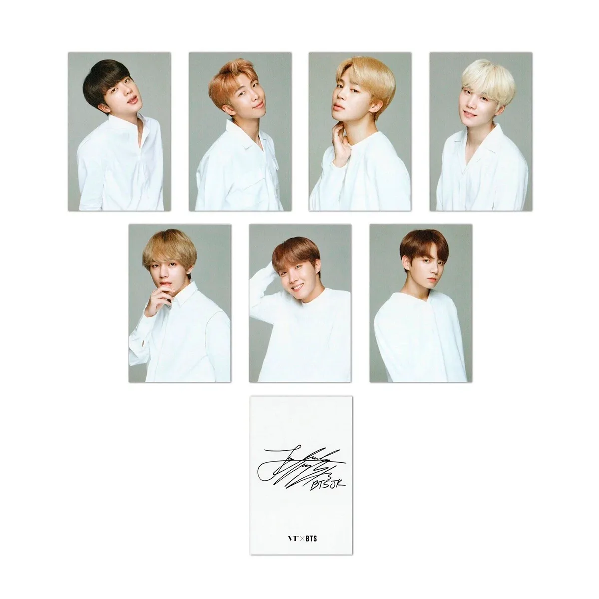 Official BTS Photocards – Special Collection (White Version)