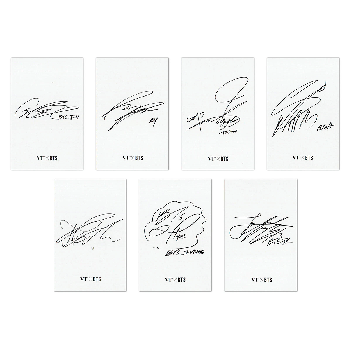 Official BTS Photocards – Special Collection (White Version) 2