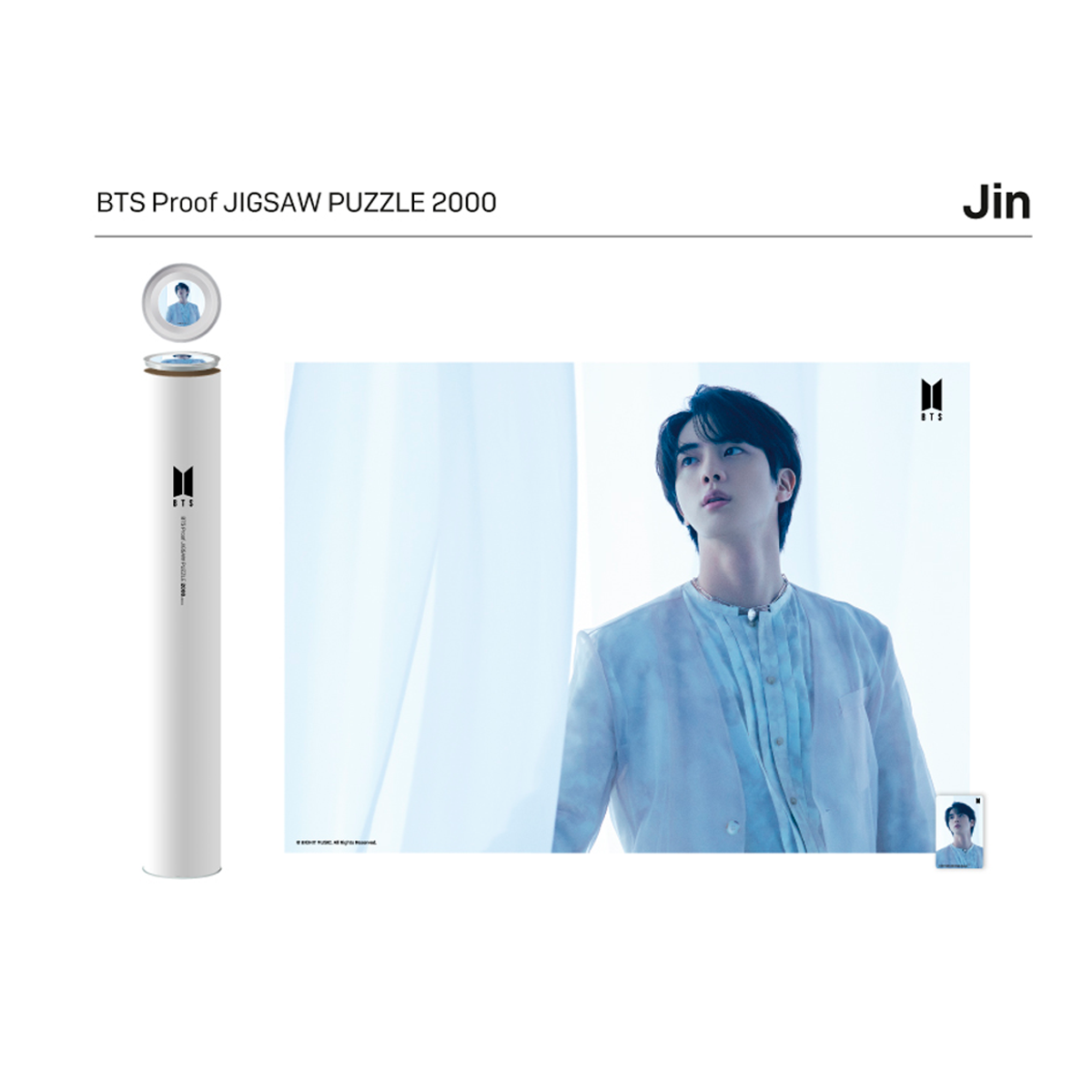 BTS Jigsaw Proof Jin– Official Collection