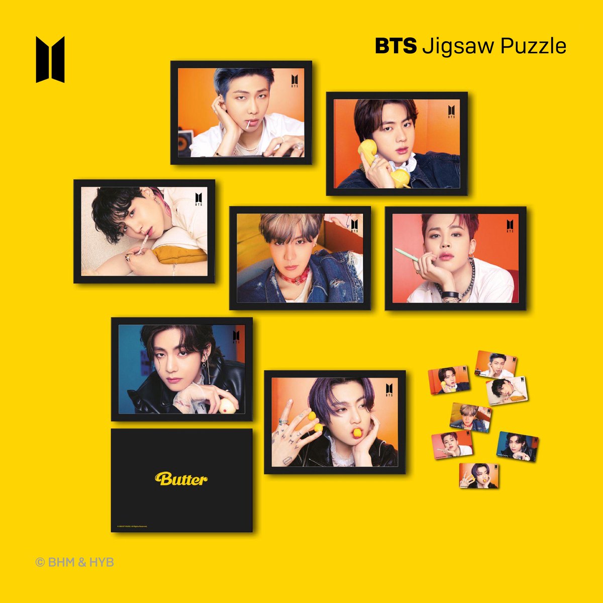 BTS TinyTAN Butter Jigsaw Suga – Official Collection 4