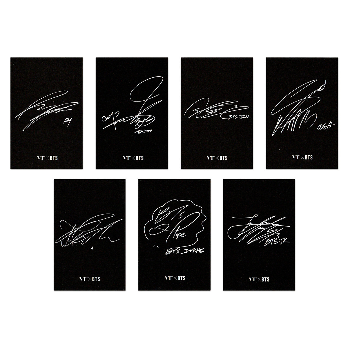 Official BTS Photocards – Special Collection (Black Version)