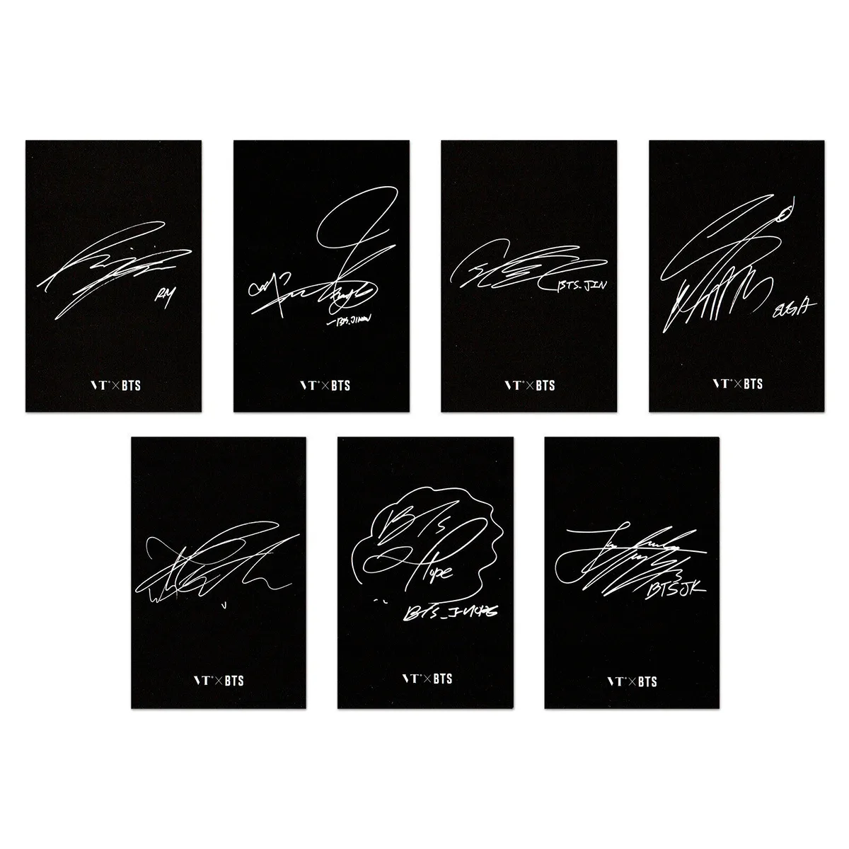 Official BTS Photocards – Special Collection (Black Version)