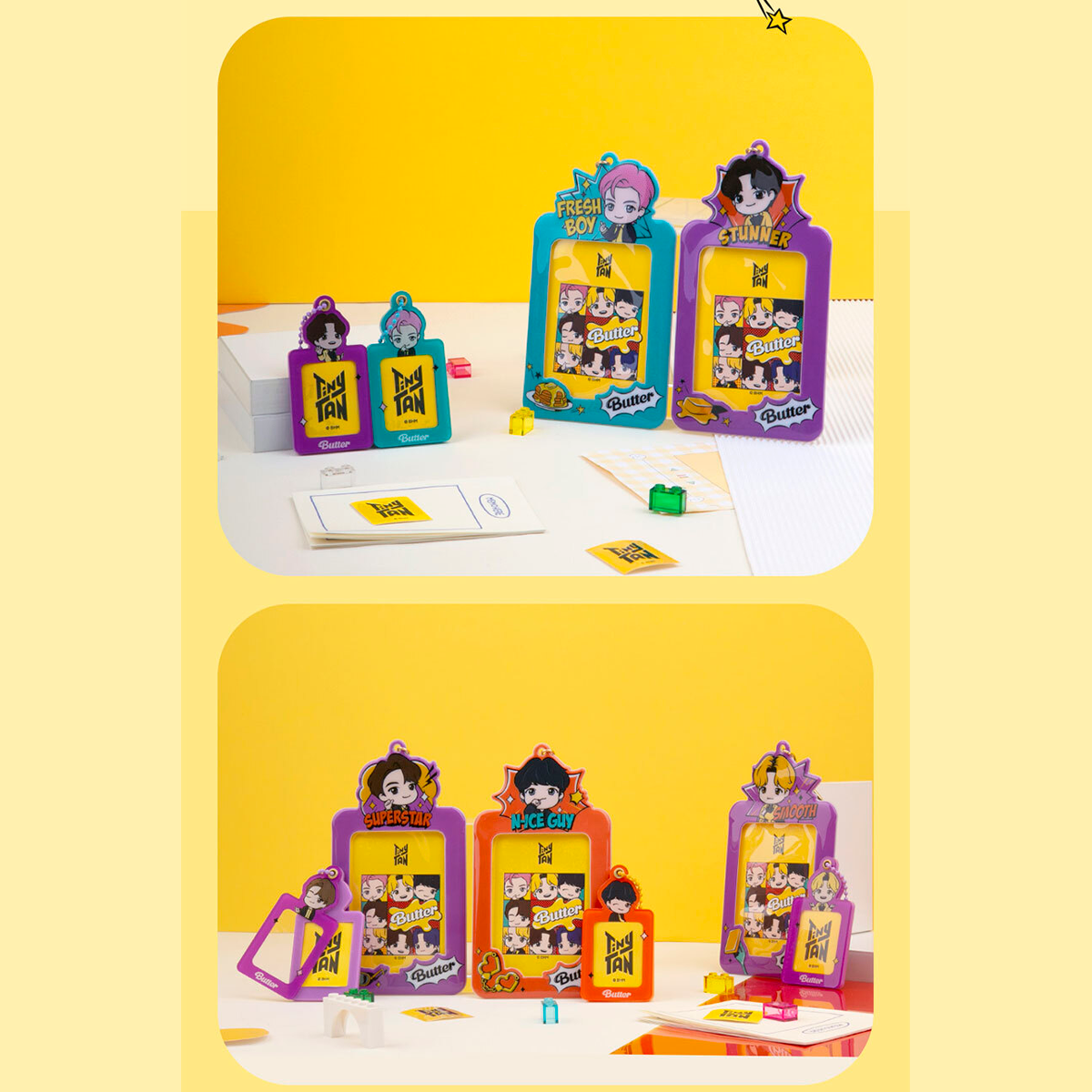 BTS TinyTAN Butter Photocard Key Holder V – Official Collection 3
